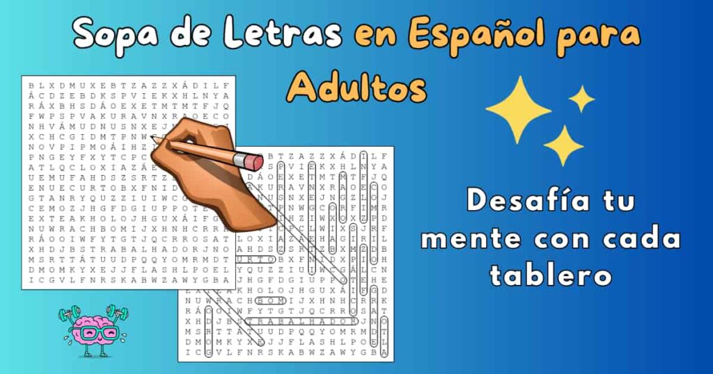 Sopas de Letras en Español para Adultos