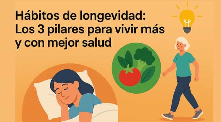 3 hábitos de longevidad