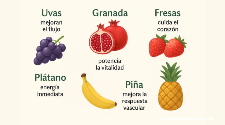 5 frutas que mejoran la circulación después de los 60
