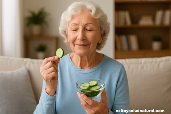 Recetas con pepino después de los 60