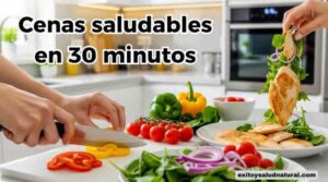 Cenas saludables en 30 minutos