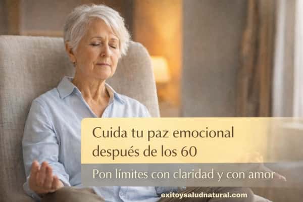 Cuida tu paz emocional despues de los 60