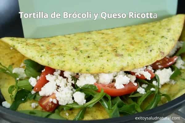 Desayuno sin pan. Tortilla de brocolis